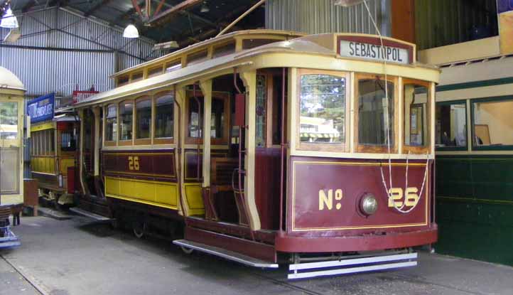 Ballarat Duncan and Fraser Tram 26